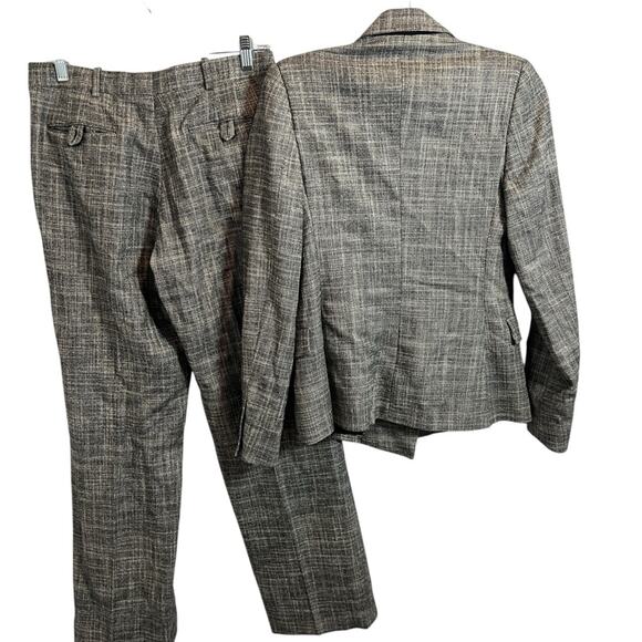 Billy Reid $1200 Wool Silk 2 Piece Pants Suit Jacket Blazer Sz 4 - Picture 4 of 9